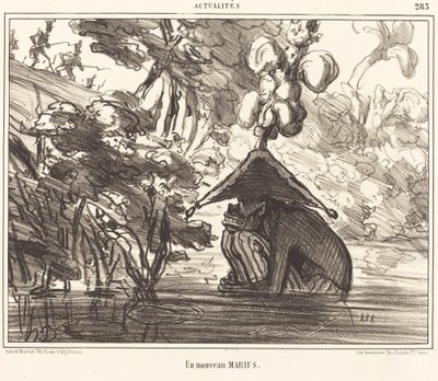 yeni bir koca by Honoré Daumier