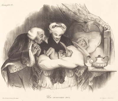 yeni bir burun by Honoré Daumier