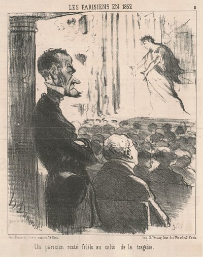 Sadık kalan bir Parisli... by Honoré Daumier
