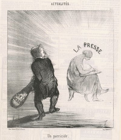 bir baba katili by Honoré Daumier