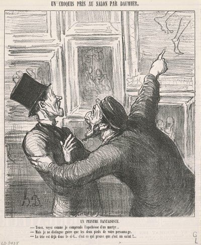 Tuhaf bir ressam by Honoré Daumier
