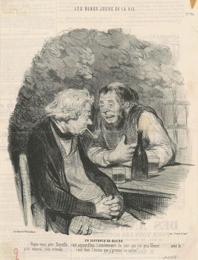 Bir zafer hatırası by Honoré Daumier