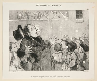 Bir süpervizör zorunlu by Honoré Daumier