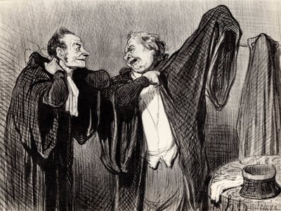 Meslektaşları Altında, 1845-1848. by Honoré Daumier