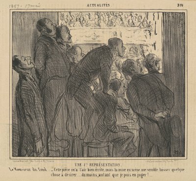 Borsanın 1. temsili by Honoré Daumier
