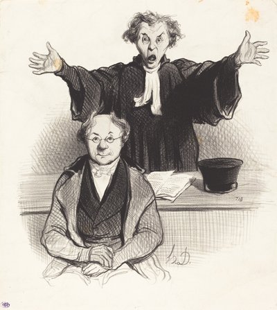Ayrılık talebi by Honoré Daumier