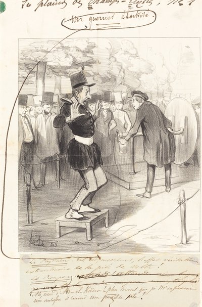 Elektrikli Savaşçı by Honoré Daumier