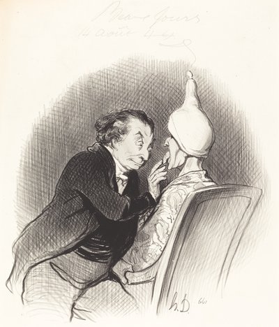 mutlu bir keşif by Honoré Daumier