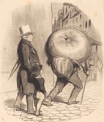 Botanik bir ders by Honoré Daumier