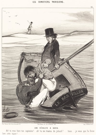 Gemide Bir İsyan by Honoré Daumier