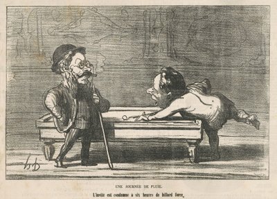 Yağmurlu bir gün by Honoré Daumier