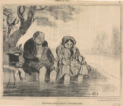 İlginç ve canlandırıcı bir okuma by Honoré Daumier