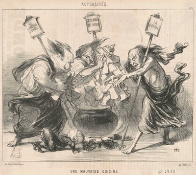 Kötü bir mutfak by Honoré Daumier