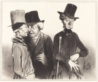 Böyle! sen emekli oldun, ben doktor, o... by Honoré Daumier