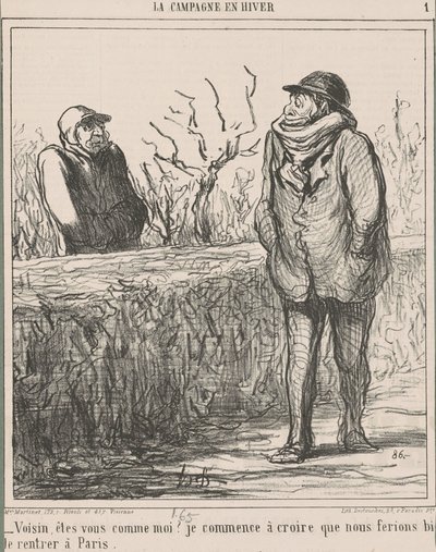 Komşu, benim gibi misin? ... by Honoré Daumier