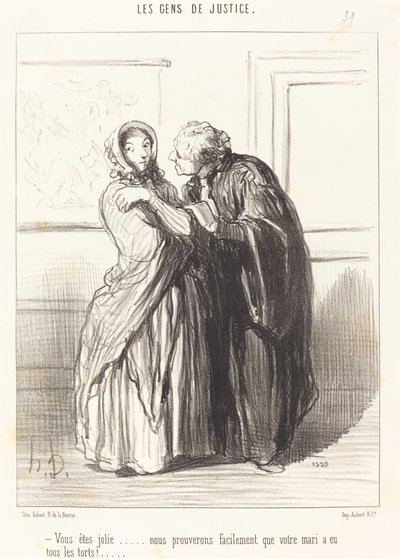 Güzelsin... by Honoré Daumier