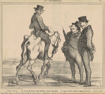 Görüyorsun... Az önce... pazarımı yaptım... by Honoré Daumier