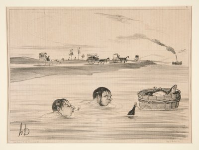 Bir Aziz Bulut Yolculuğu by Honoré Daumier