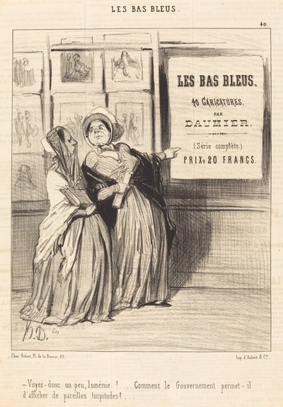 Bir bak, Ismenie!... by Honoré Daumier