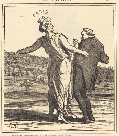 Bakalım Bay Réac... by Honoré Daumier