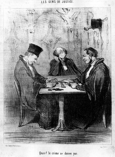 Suç işlemediğinde, Honore Daumier