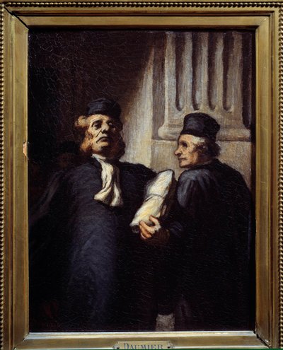 Duruşmanın ardından her iki avukat da. Honore Daumier