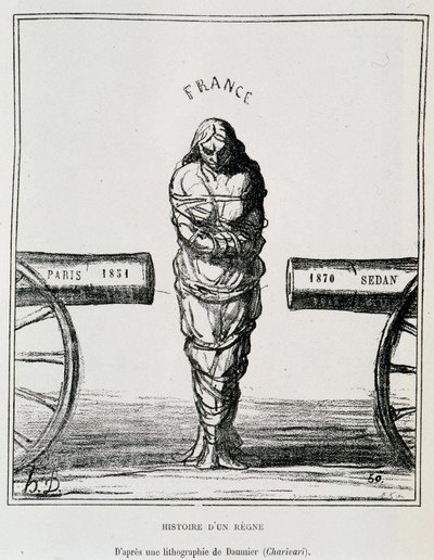 Bir Regne Tarihi: Paris 1851 ve Sedan 1870 arasında bir kıskaç hareketinde Fransa - Honore Daumier