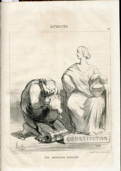 Le Charivari, Siyah Beyaz Hiciv by Honoré Daumier