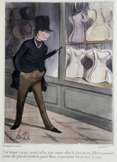 Les korseler - Daumier tarafından by Honoré Daumier