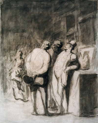 Üç usta. Honore Daumier