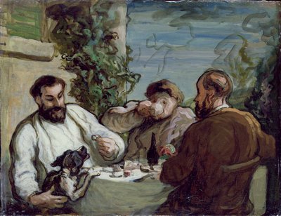 Kırsalda Öğle Yemeği by Honoré Daumier