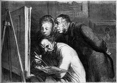 Ressamlar ve burjuva. Honore Daumier