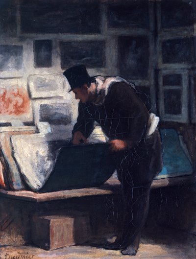 Baskı Meraklısı by Honoré Daumier