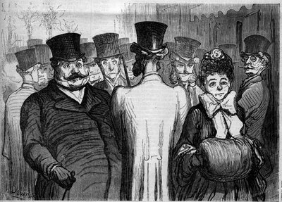 İtalyanların bulvarı. Honore Daumier