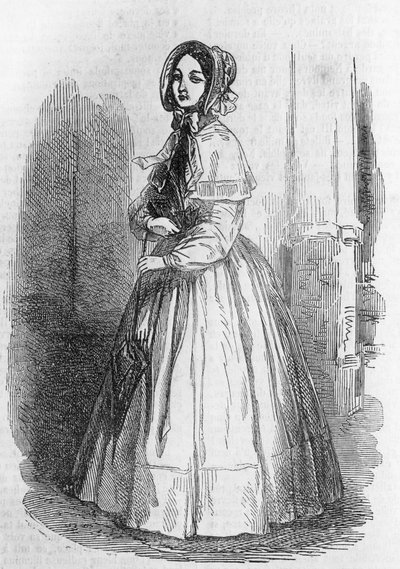Julie Mercadet, Honore de Balzac'ın (1799-1850) İyi İşadamı'ndan (Le Faiseur) illüstrasyon, Fransızca baskı by Honore de Balzac