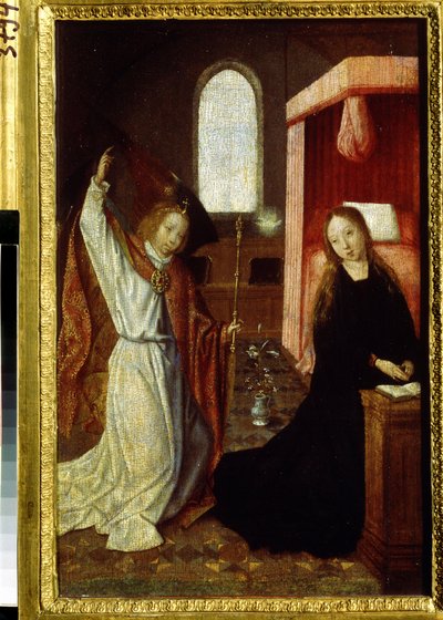 ""Müjde"" Hoogstraeten ustası tarafından yapılan resim (1490 ve 1530 arasında aktif) 16. yüzyılın başlangıcı Puşkin Müzesi, Moskova by Hoogstraeten Master