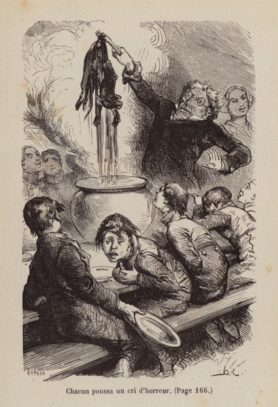 Un Bon Petit Diable için illüstrasyon (gravür) by Horace (after) Castelli