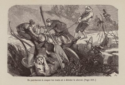 Un Bon Petit Diable için illüstrasyon (gravür) by Horace (after) Castelli