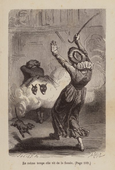 Un Bon Petit Diable için illüstrasyon (gravür) by Horace (after) Castelli