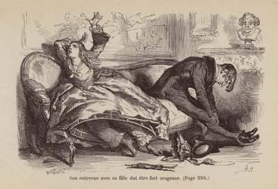 Un Bon Petit Diable için illüstrasyon (gravür) by Horace (after) Castelli
