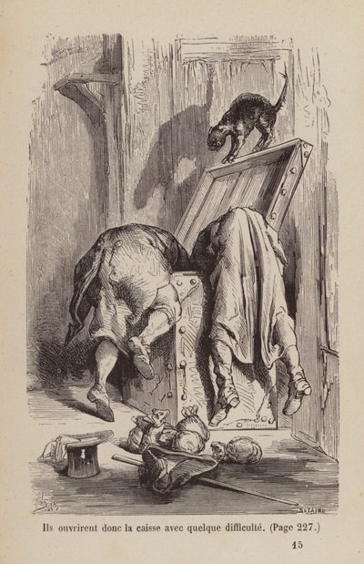 Un Bon Petit Diable için illüstrasyon (gravür) by Horace (after) Castelli