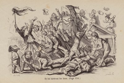 Un Bon Petit Diable için illüstrasyon (gravür) by Horace (after) Castelli