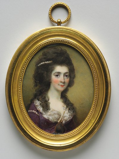 Bayan Close adlı bir Kadının Portresi, 1786. by Horace Hone
