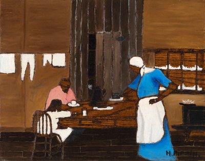 akşam yemeği zamanı by Horace Pippin
