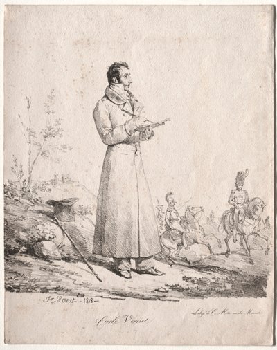 Antoine Charles Horace Vernet, Carle adında by Emile Jean Horace Vernet