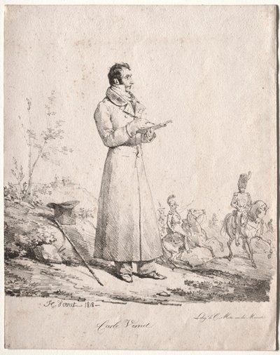 Antoine Charles Horace Vernet, Carle adında. by Emile Jean Horace Vernet