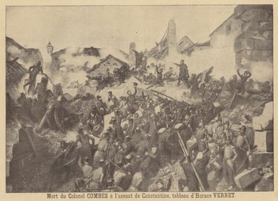 Konstantin'in Yakalanması, 1837 by Emile Jean Horace Vernet