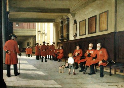 Küçük Peter ve Chelsea Emeklileri (tuval üzerine yağlı boya) by Horace van Ruith