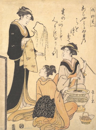 Söğüt Kabuğu Yanagi-kai, S..., ca. 1791. by Hosoda Eishi