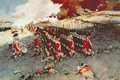 Bunker Hill Savaşı by Howard (after) Pyle